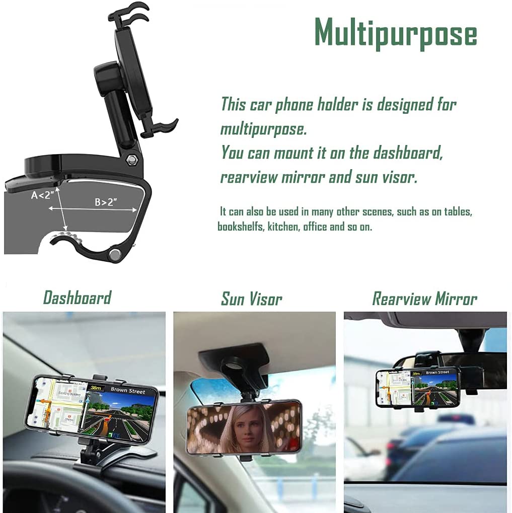 3 in 1 verstellbarer Auto-Handyhalter | Karnz