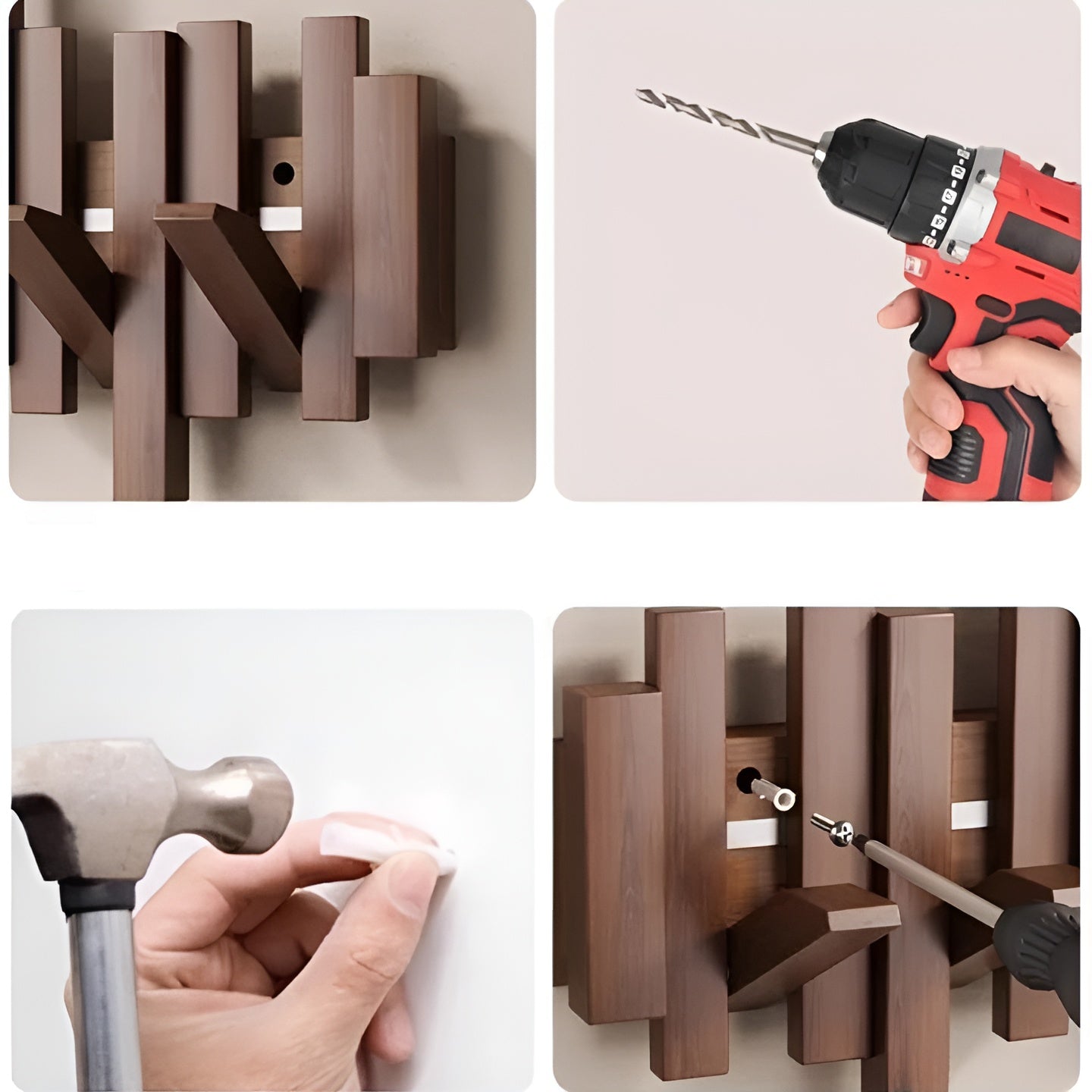 Stilvoller Holzkleiderschrank – FlexiKarnz Magnethaken für mehr Ordnung | Ideal fürs Schlafzimmer