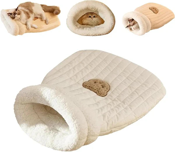 3-Schichten Haustier-Schlafsack für Katzen & kleine Hunde Karnz