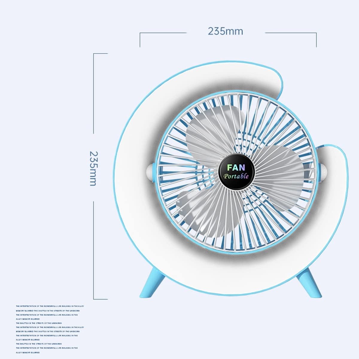 Multifunktionaler bunter Schreibtischventilator | Karnz