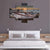 Set mit 5 dekorativen Leinwandbildern mit Strandbootmotiven