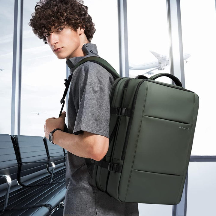 Erweiterbarer 26–45L wasserdichter Reisen-Rucksack mit Laptop-Fach & Duffle-Trage | Karnz