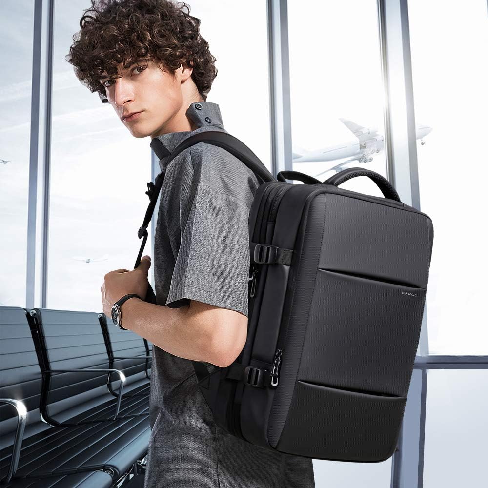Erweiterbarer 26–45L wasserdichter Reisen-Rucksack mit Laptop-Fach & Duffle-Trage | Karnz