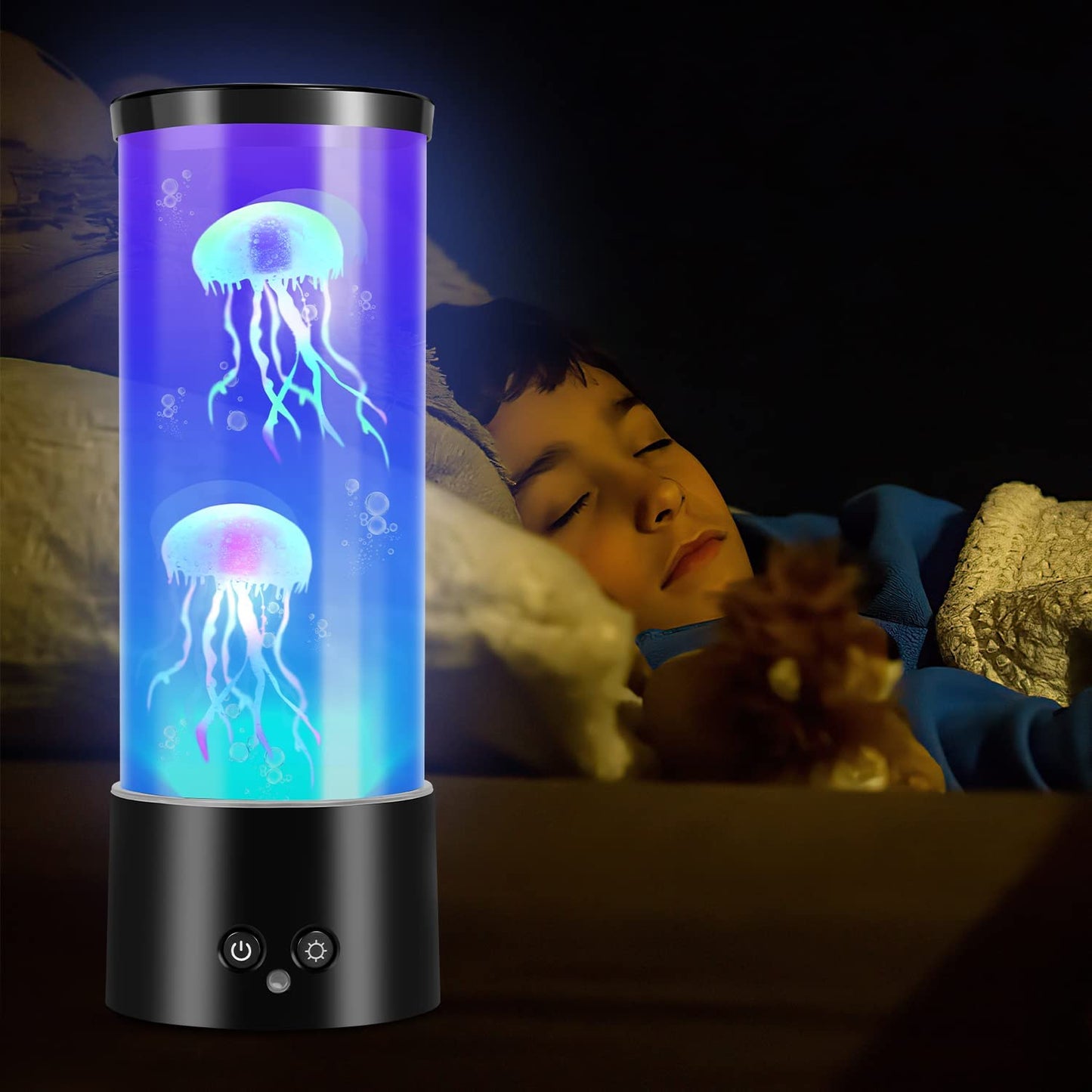 Quallenlampe Jellyfish Lampe RGB mit Fernbedienung | Karnz
