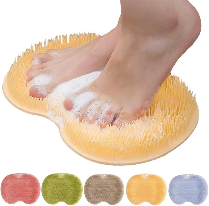 CleanFootFlex Hände-frei Silikon Fuß Reinigungsmatte Karnz