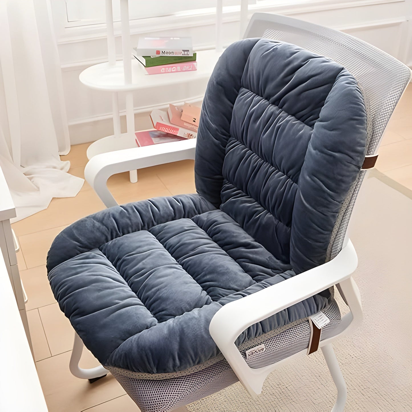Dicke Sitzkissen für Stühle – weich, warm und bequem | Ideal für den Wohnbereich und das Büro | Karnz