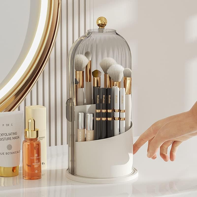 360° Organizer Drehbar Praktisch Elegant Für Ihre Make-up-Pinsel | Karnz