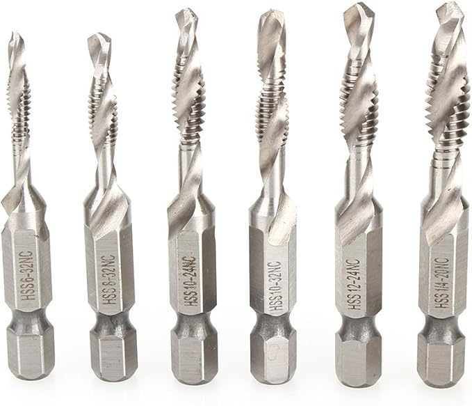 Schraubendreher, 6,35 mm (1/4") Schraubenteiler, 6 Stück Schlüssel | Karnz