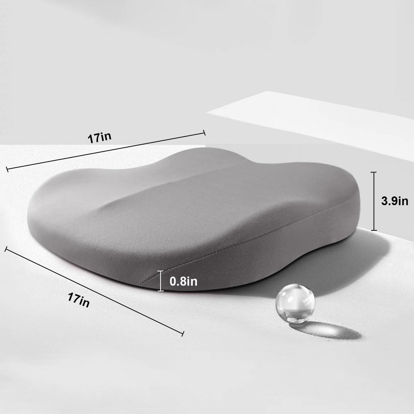 ZitComfort Ergonomisches Sitzkissen für Auto & Büro – Bessere Sitzhöhe und Haltung | Karnz