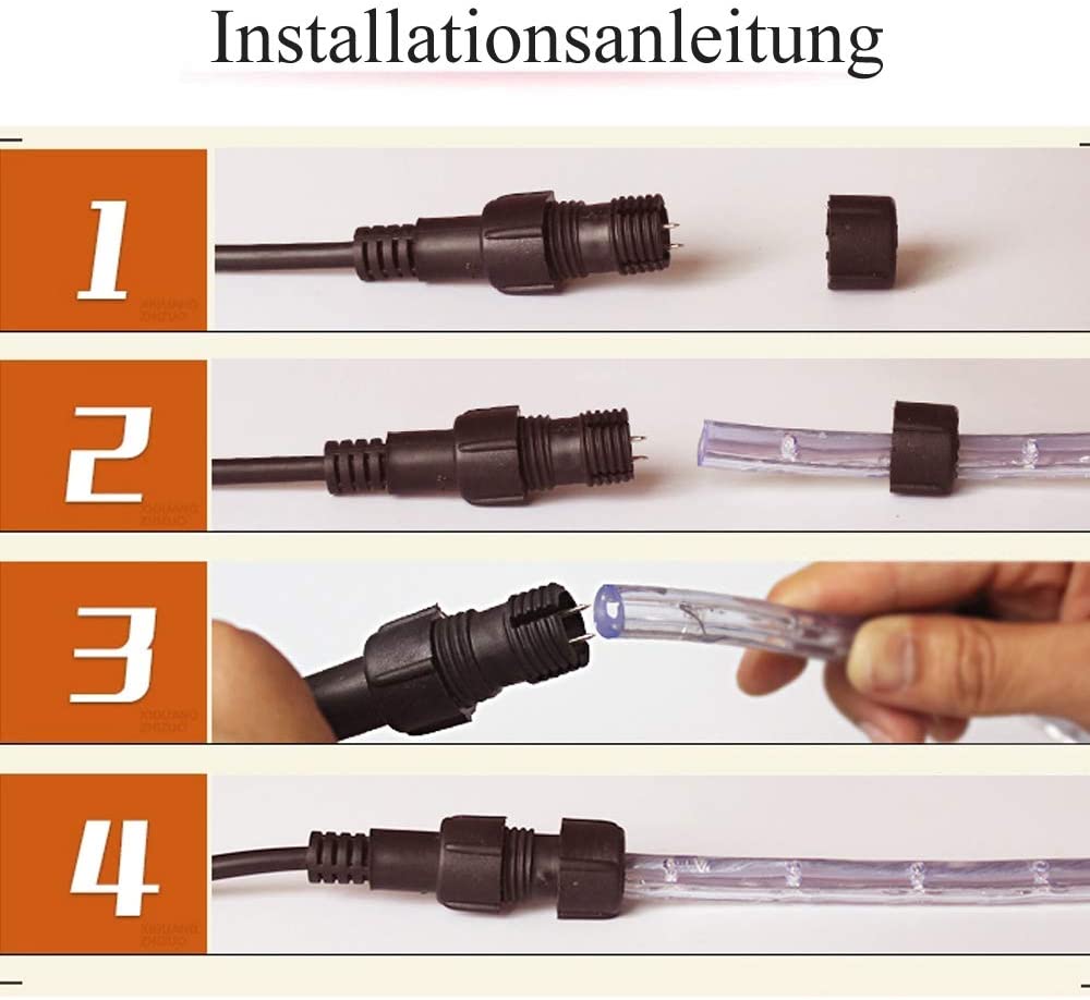 LED Lichterschlauch IP44 mit Timer 10m-50m | Karnz