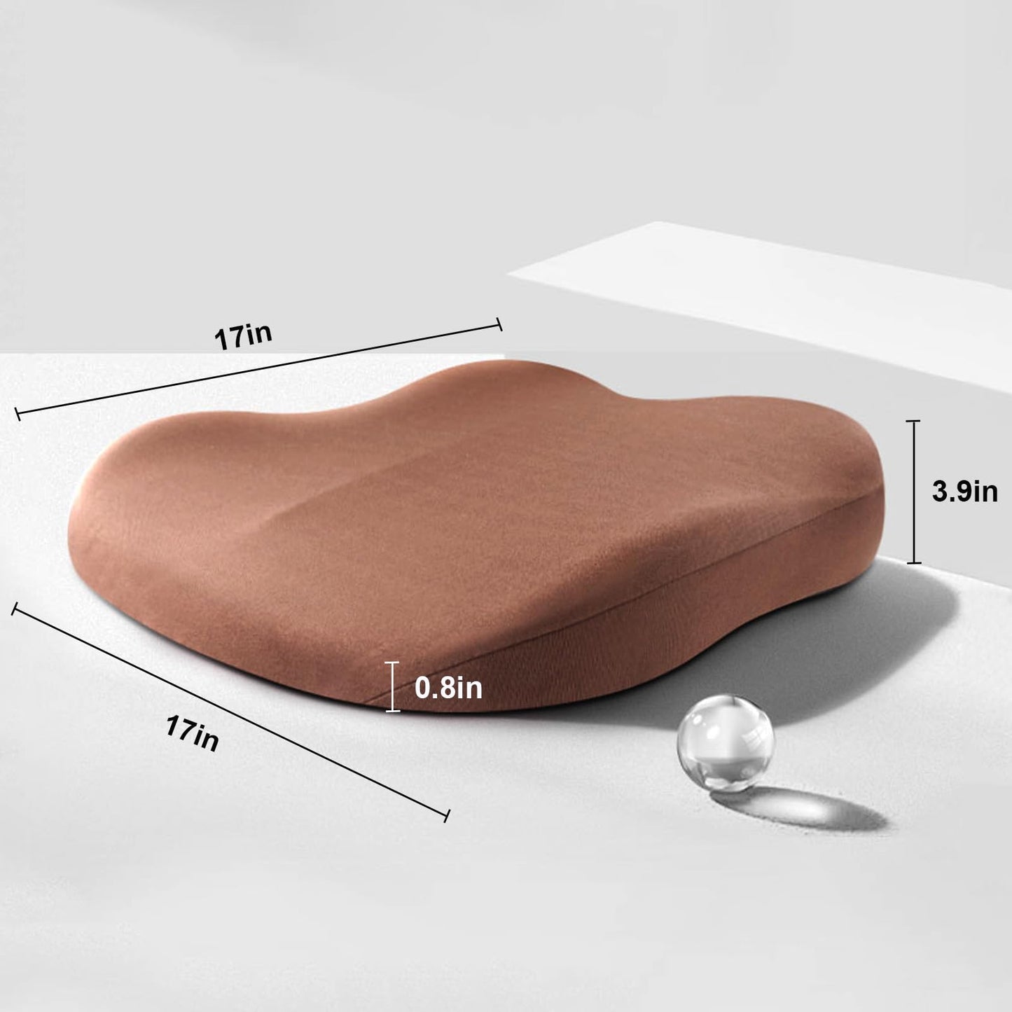 ZitComfort Ergonomisches Sitzkissen für Auto & Büro – Bessere Sitzhöhe und Haltung | Karnz