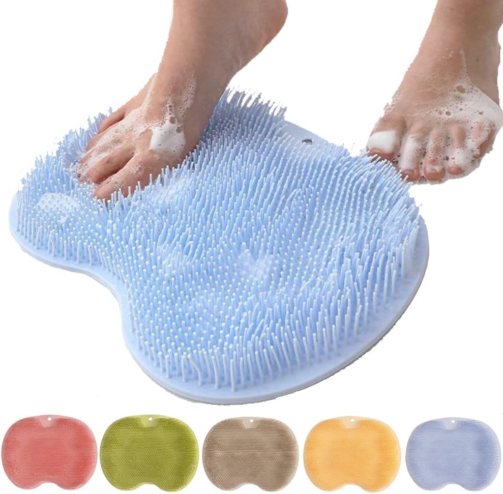 CleanFootFlex Hände-frei Silikon Fuß Reinigungsmatte Karnz