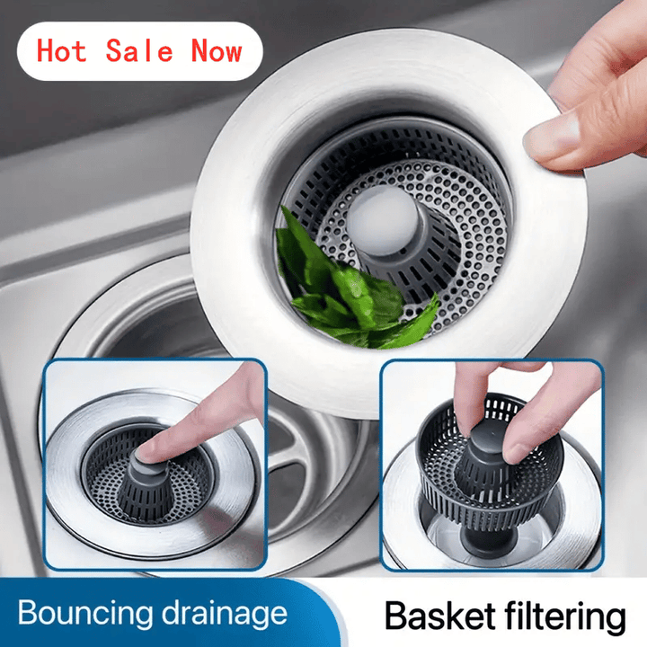 Karnz | Neu verbesserter Waschbecken Bounce Core Abfluss-Sieb