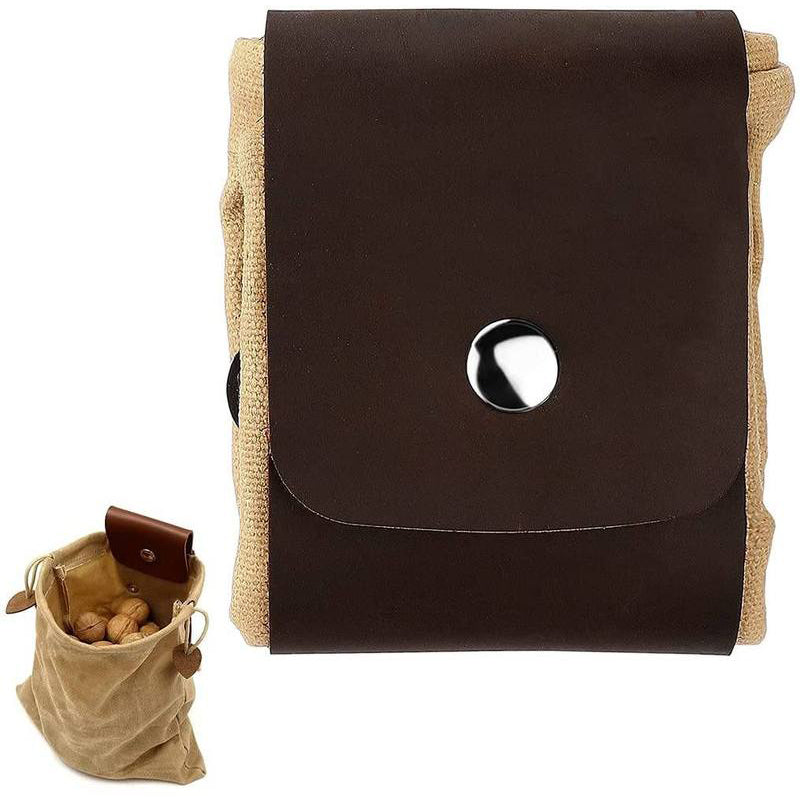 Dimoohome™ Leder- und Segeltuch-Buschcraft-Tasche | Karnz