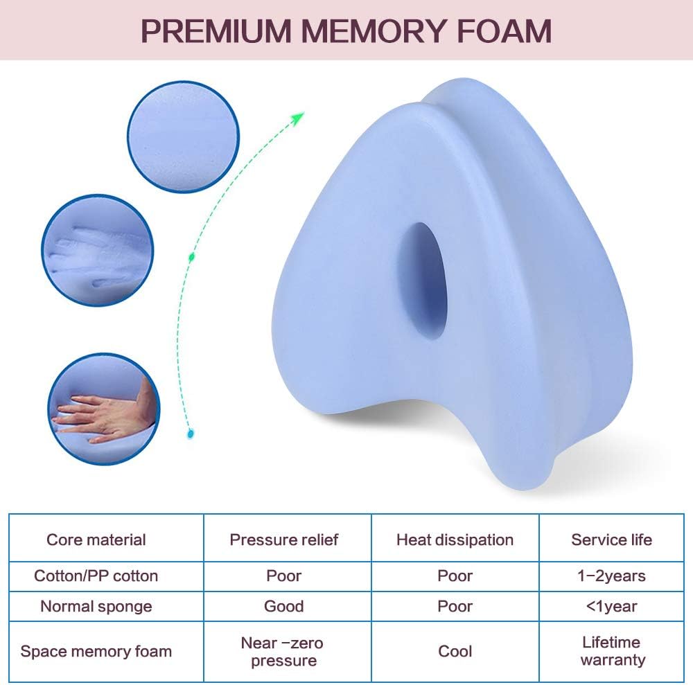 Beinkissen - Memory-Foam für bessere Haltung und erholsamen Schlaf | Karnz