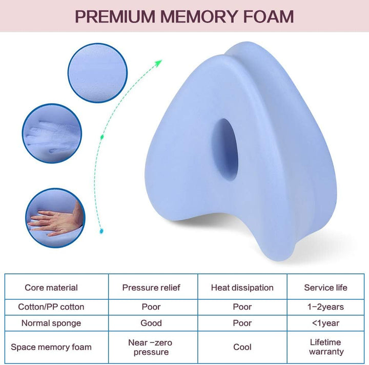 Beinkissen - Memory-Foam für bessere Haltung und erholsamen Schlaf | Karnz