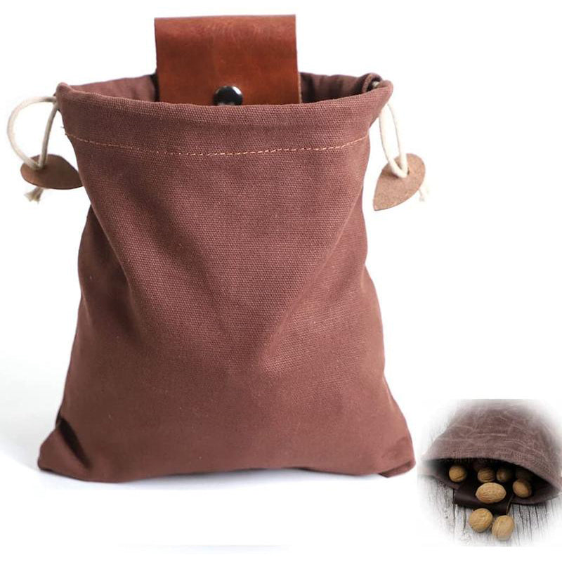 Dimoohome™ Leder- und Segeltuch-Buschcraft-Tasche | Karnz
