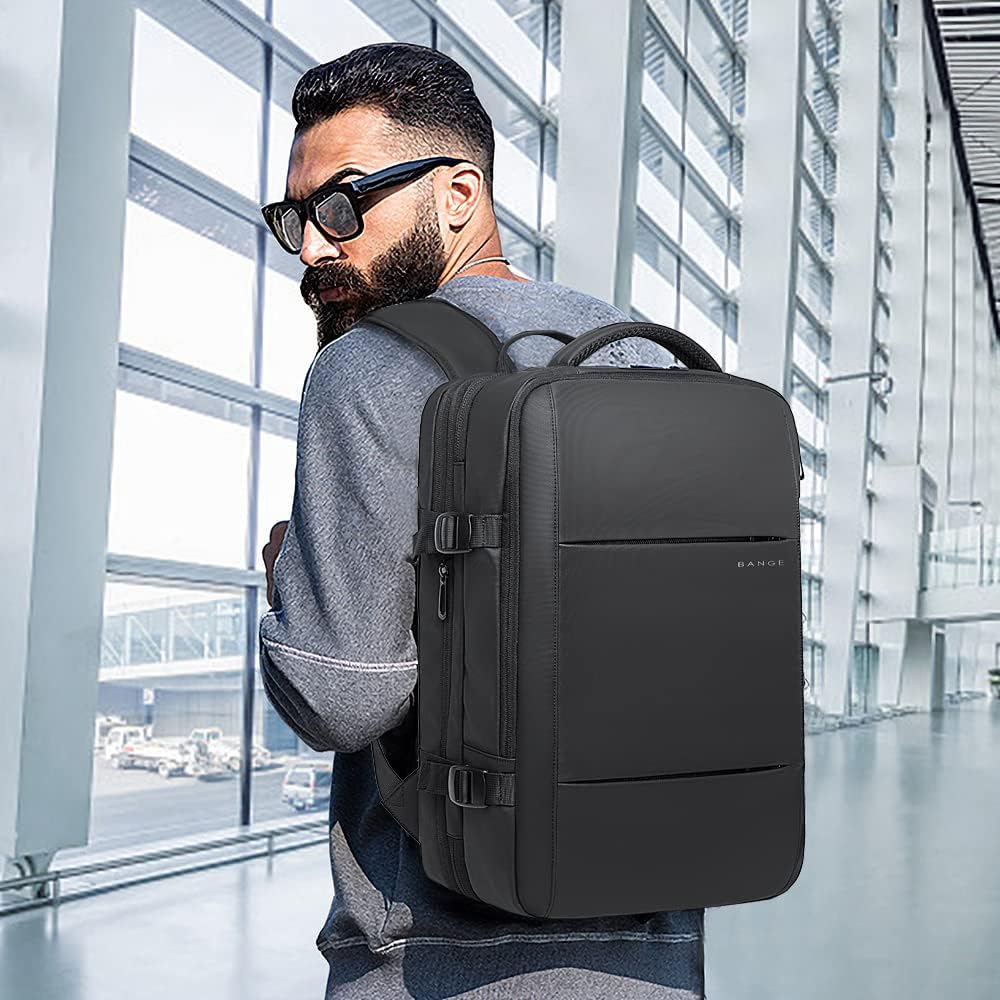 Erweiterbarer 26–45L wasserdichter Reisen-Rucksack mit Laptop-Fach & Duffle-Trage | Karnz