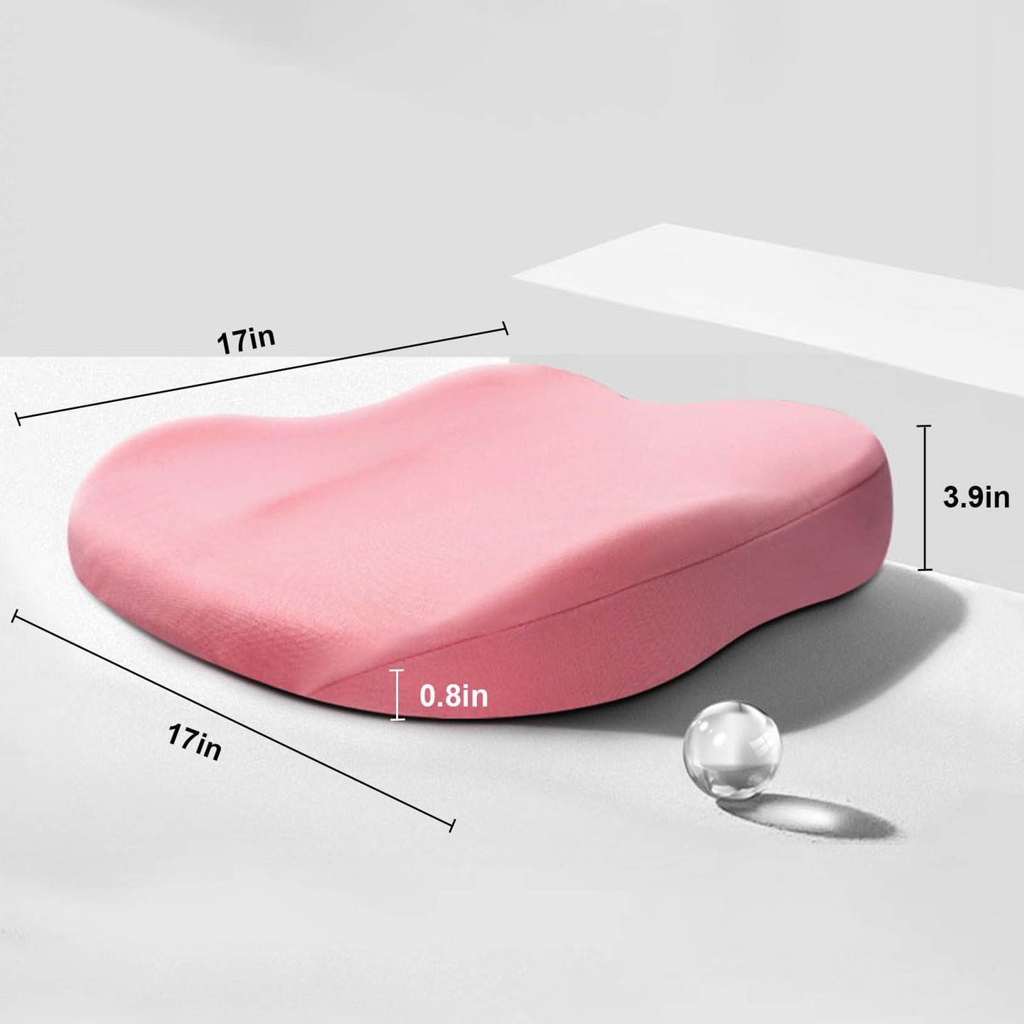 Autokissen Höhenerhöhung – Ergonomisches Sitzbooster-Kissen mit Memory-Schaum | Karnz