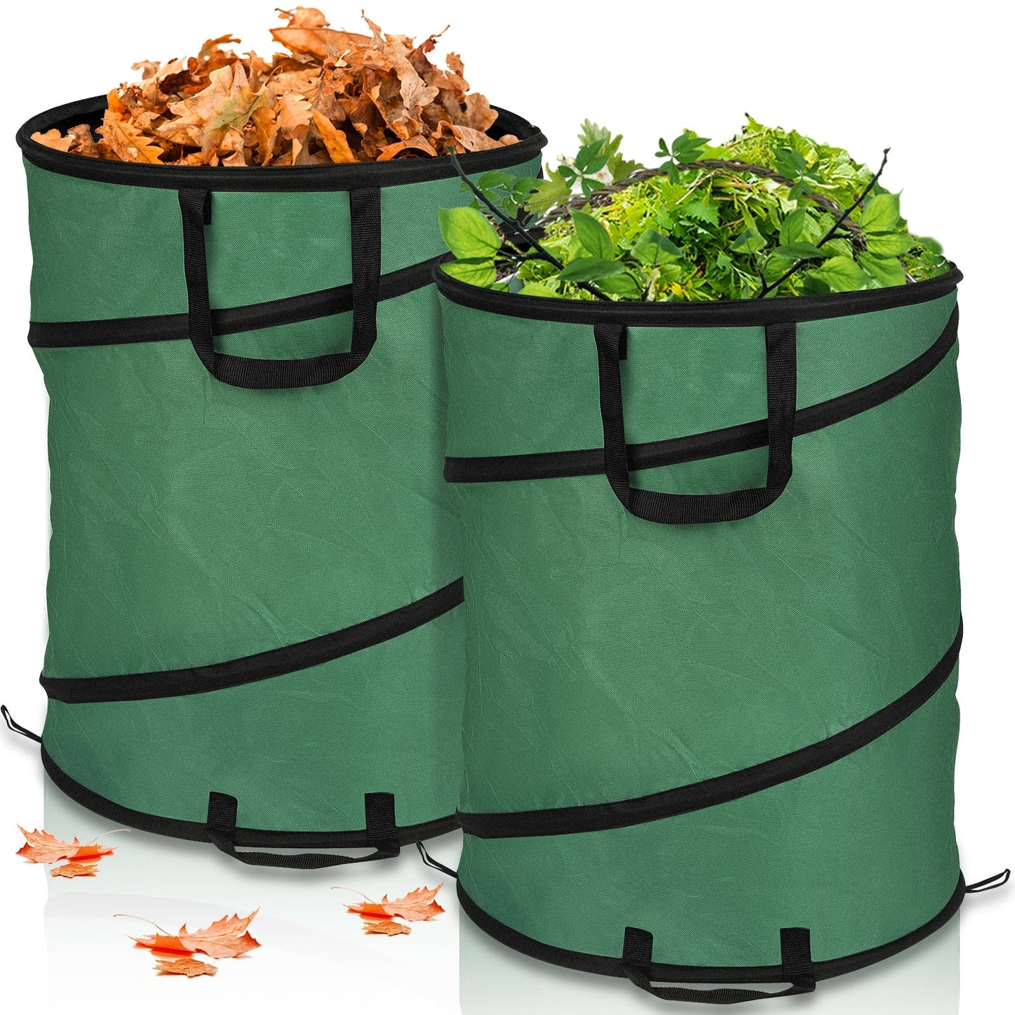 Gartensack Pop Up Gartenabfallsack 170L mit Griffen | Karnz