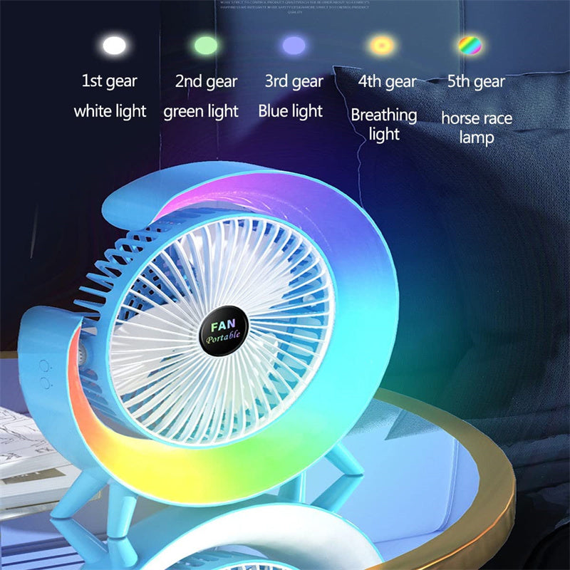USB-Lade Nachtlicht Mini Ventilator | Karnz