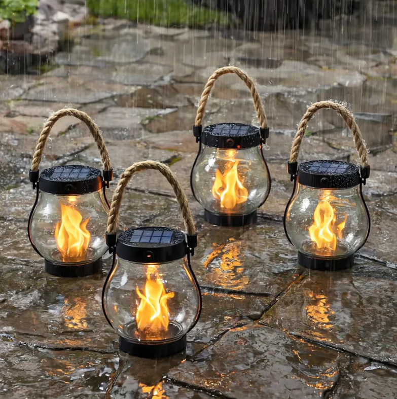 FlammAura — Verzaubere deinen Garten mit lebensechten Flammen, die Wärme und Magie schenken | Karnz