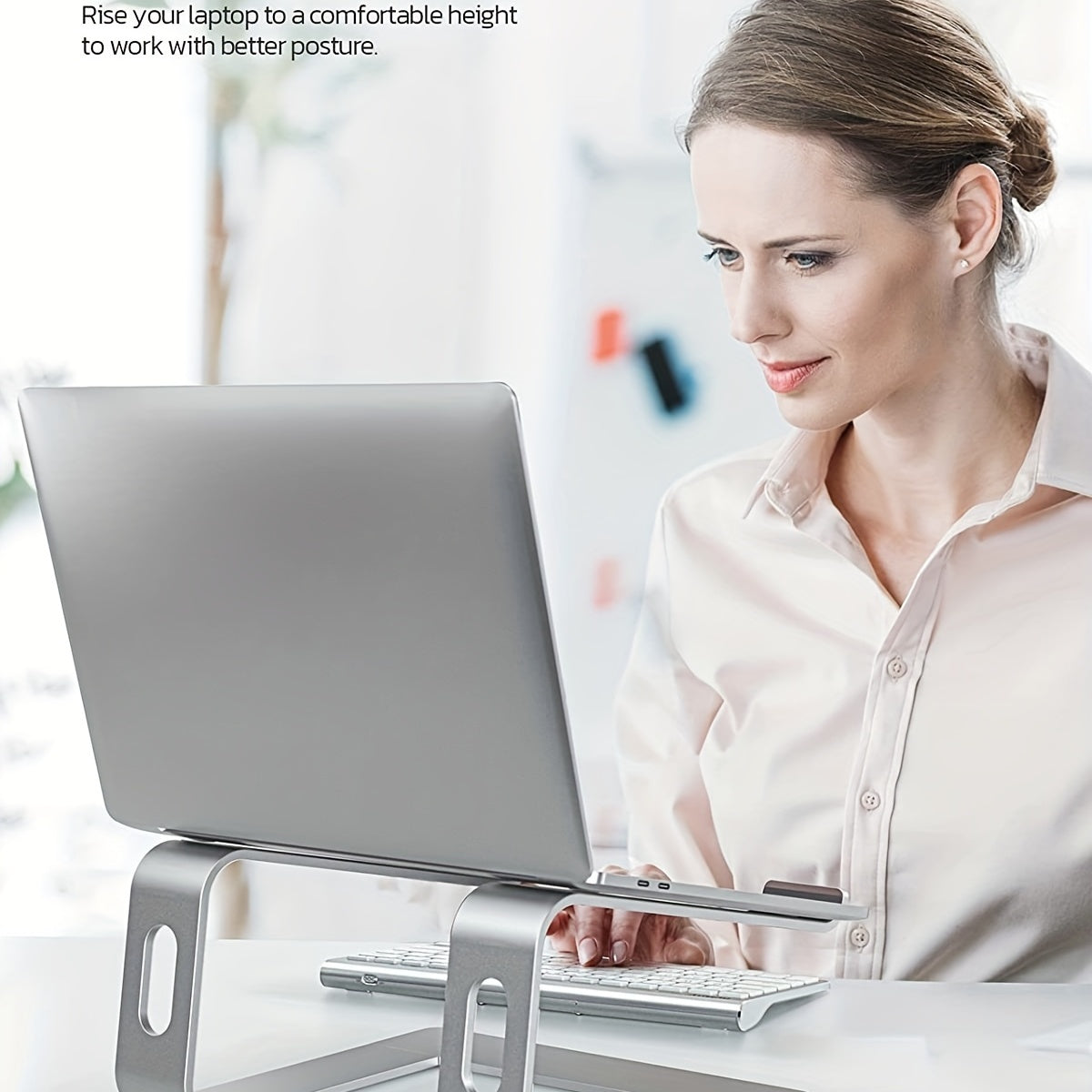 Aluminium Laptop-Halterung – Ergonomisch und Belüftet | Karnz