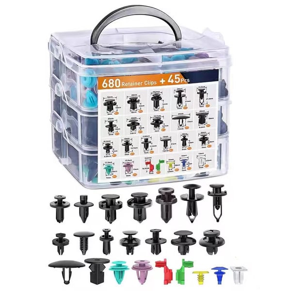 Auto-Befestigungsclips-Set 680 Teile | Karnz