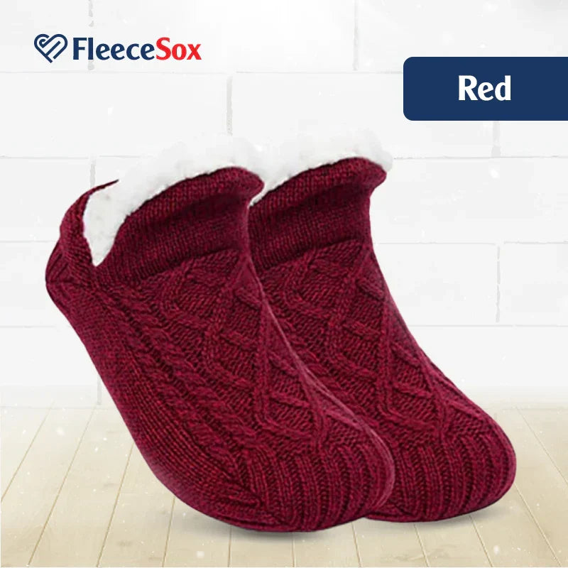Karnz | Fleecegefütterte rutschfeste Thermosocken