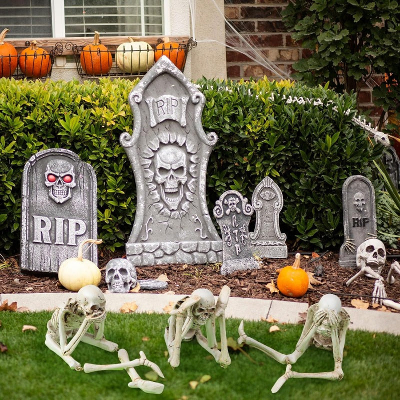 Karnz | Halloween Harz-Skelett-Figuren