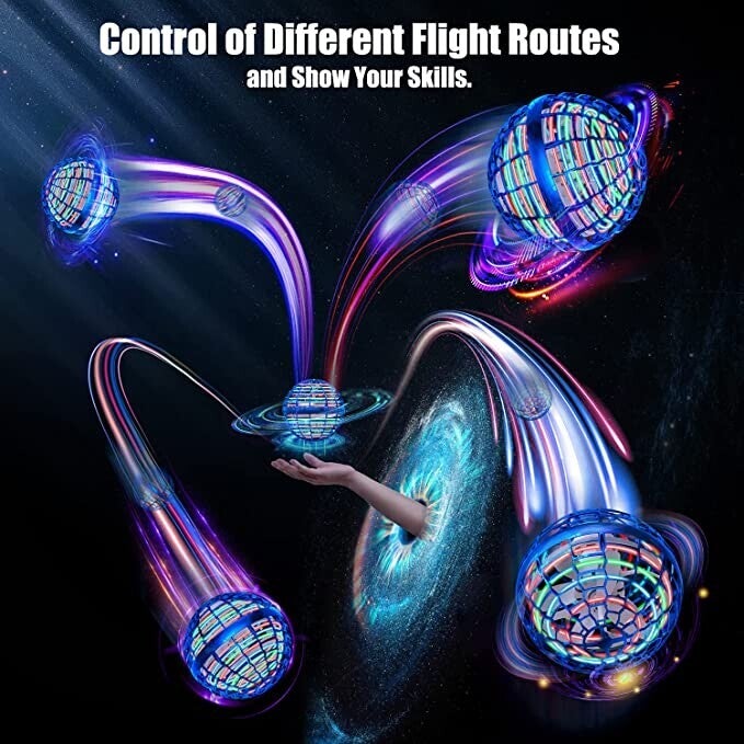 2024 Neue verbesserte Fly Orb Pro fliegender Spinner Mini Drohne fliegende Hoverball | Karnz