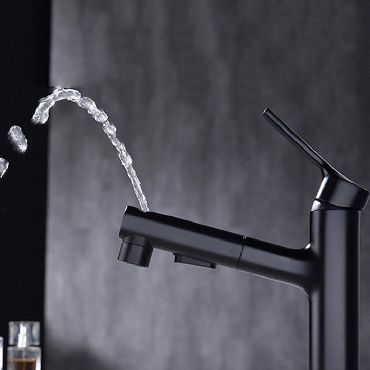 Rundes Vessel Sink Badezimmerarmatur Einfacher Stil Armatur mit Messingmaterial