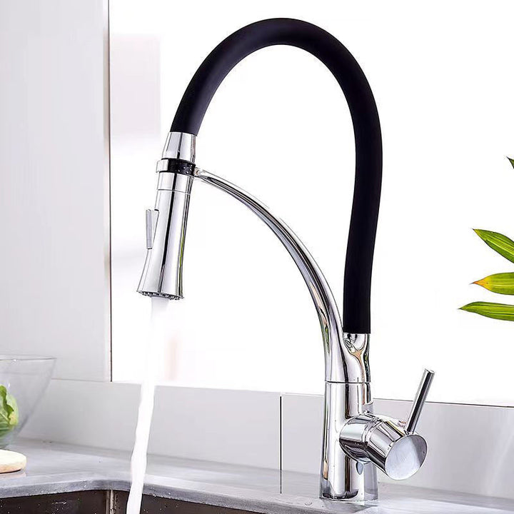 Moderne 1-Hand Waschbeckenarmaturen Kupfer Berührungslos mit Wasserspender Standard Küchenarmatur