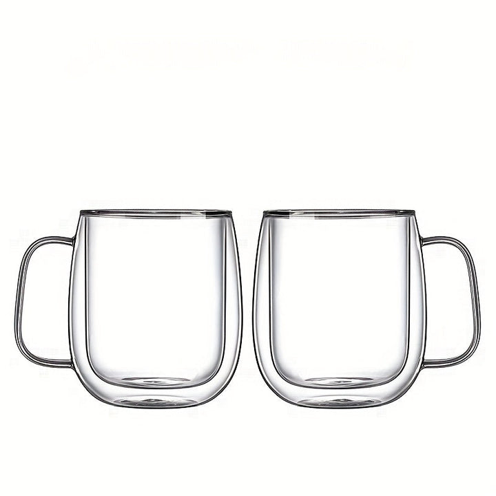 ThermoSip Doppeltwändige Glasbecher – Borosilikatglas, hitzebeständig & elegant | Karnz