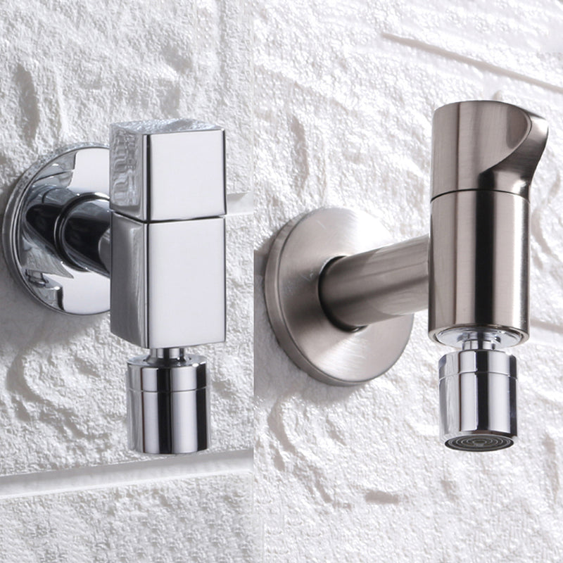 Moderner, wandmontierter Badezimmer-Armaturenknopfgriff aus massivem Messing, rund