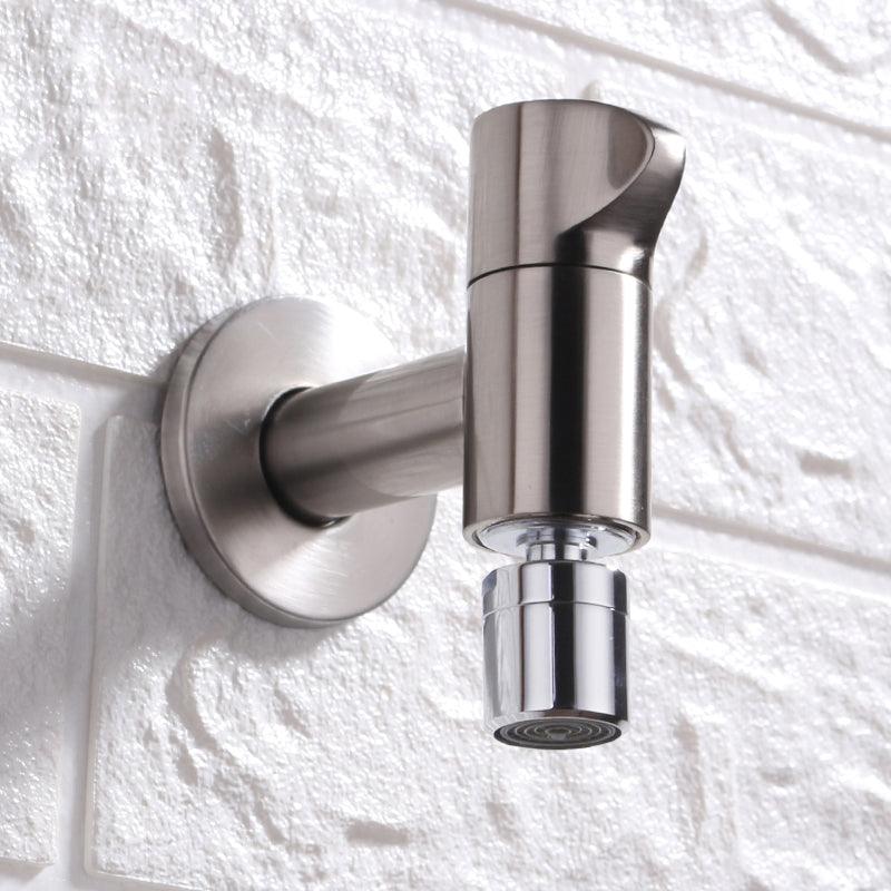 Moderner, wandmontierter Badezimmer-Armaturenknopfgriff aus massivem Messing, rund
