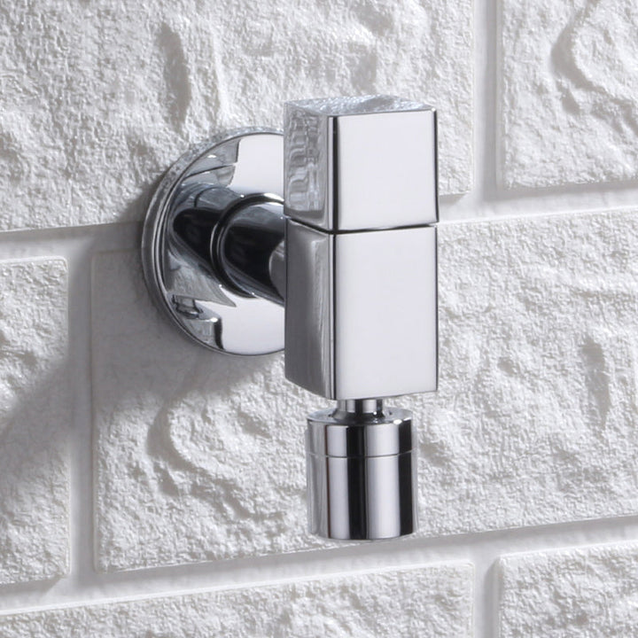 Moderner, wandmontierter Badezimmer-Armaturenknopfgriff aus massivem Messing, rund