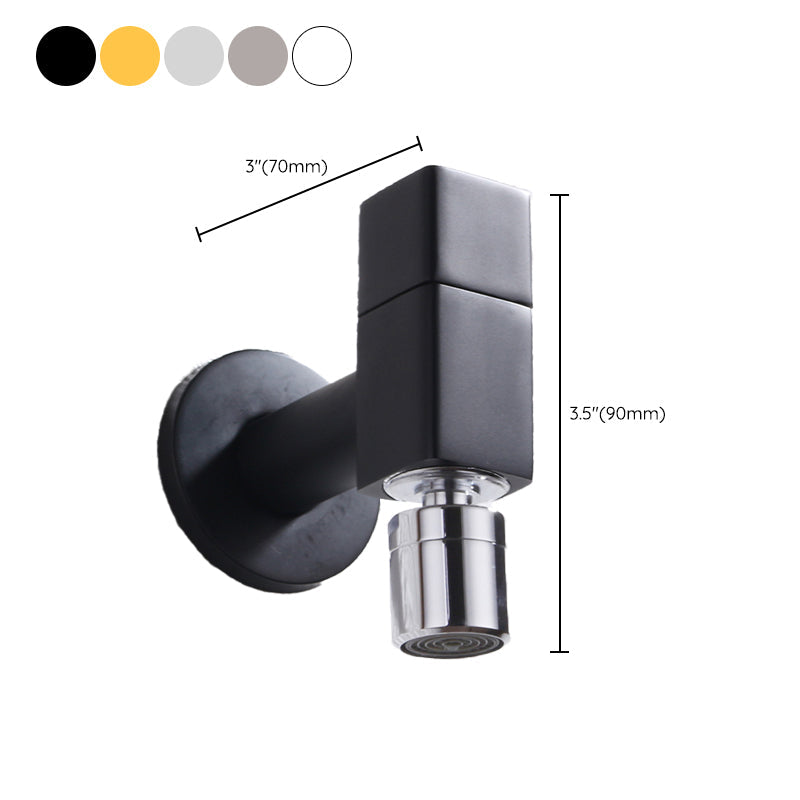 Moderner, wandmontierter Badezimmer-Armaturenknopfgriff aus massivem Messing, rund