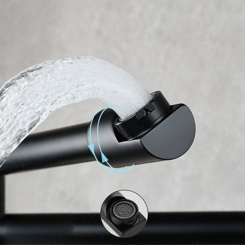 Moderner Zieh-Auslauf-Wasserhahn Einhebel Wandmontierter Topf-Füller Niedriger Profil 1-Loch Füller