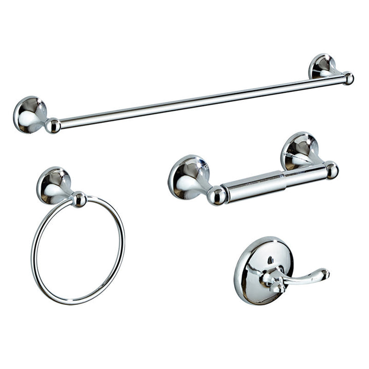 Metall Badezimmer Set Traditioneller Stil Chrome Badezimmerzubehör Set