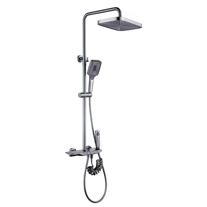 Modern verstellbarer Wasserfluss Duscharmaturen Duscharm Duschanlage an der Wand