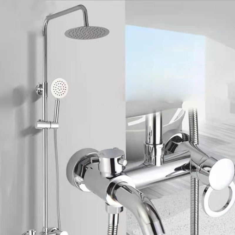 Modern verstellbarer Wasserfluss Duscharmaturen Duscharm Duschanlage an der Wand