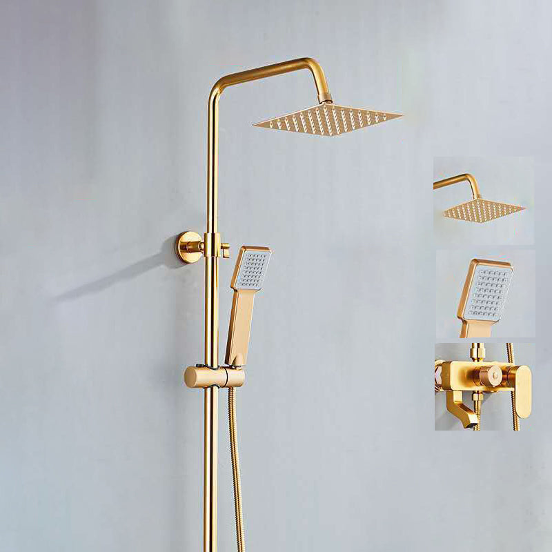 Modern verstellbarer Wasserfluss Duscharmaturen Duscharm Duschanlage an der Wand