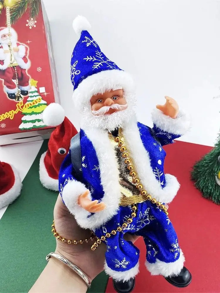 Kletternder Weihnachtsmann
