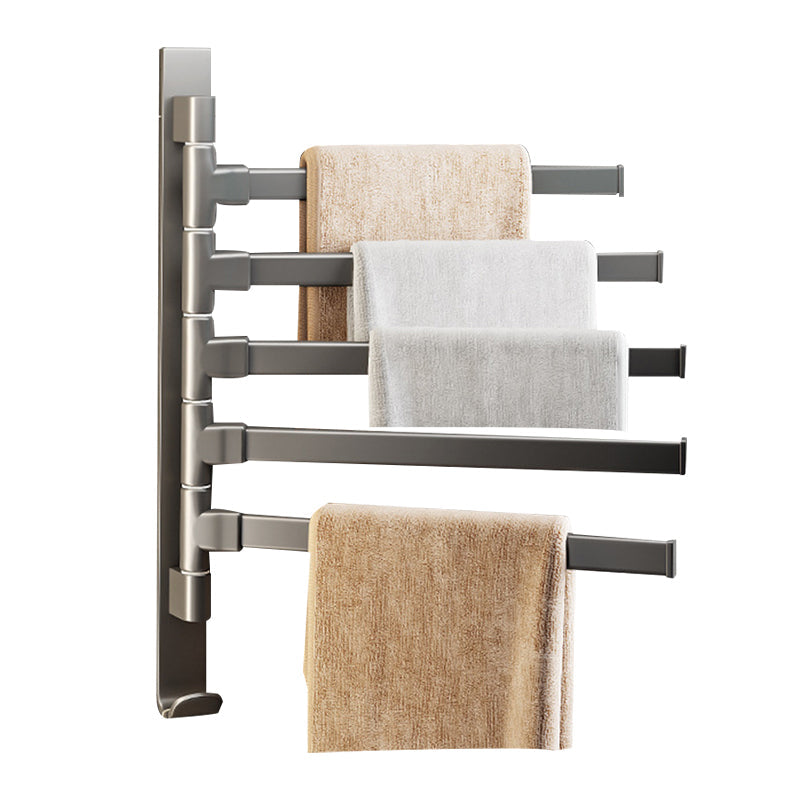 Zeitgenössisches graues Badezimmerzubehör-Set Aluminium-Handtuchhalter