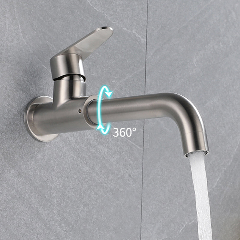 Moderner Stil Wandmontierter Einhebelmischbatterie Wasserhahn für das Badezimmer