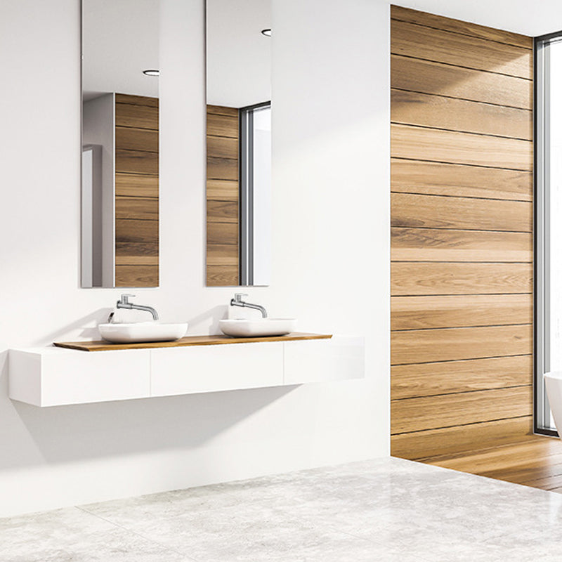 Moderner Stil Wandmontierter Einhebelmischbatterie Wasserhahn für das Badezimmer