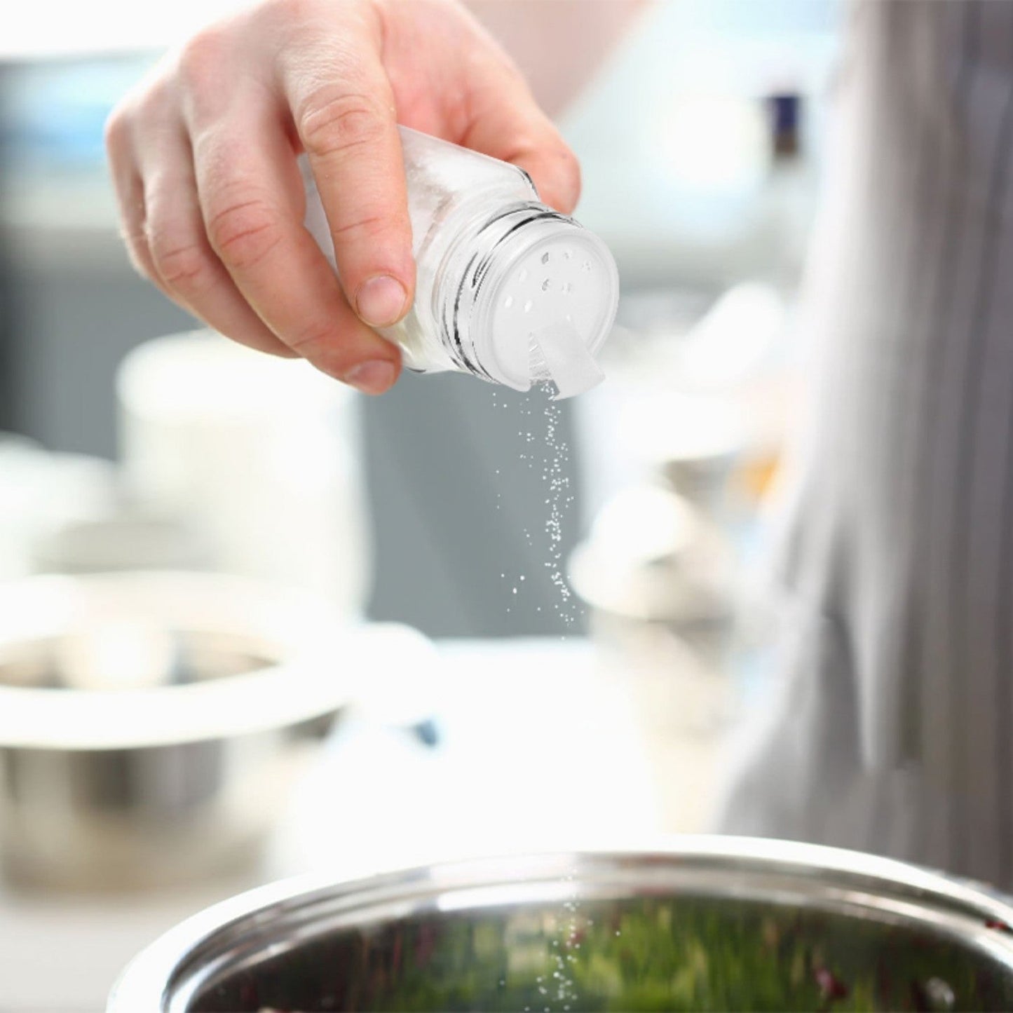 Drehdeckel Gewürzflasche Gewürzkörnerbehälter 12 Stück | Karnz