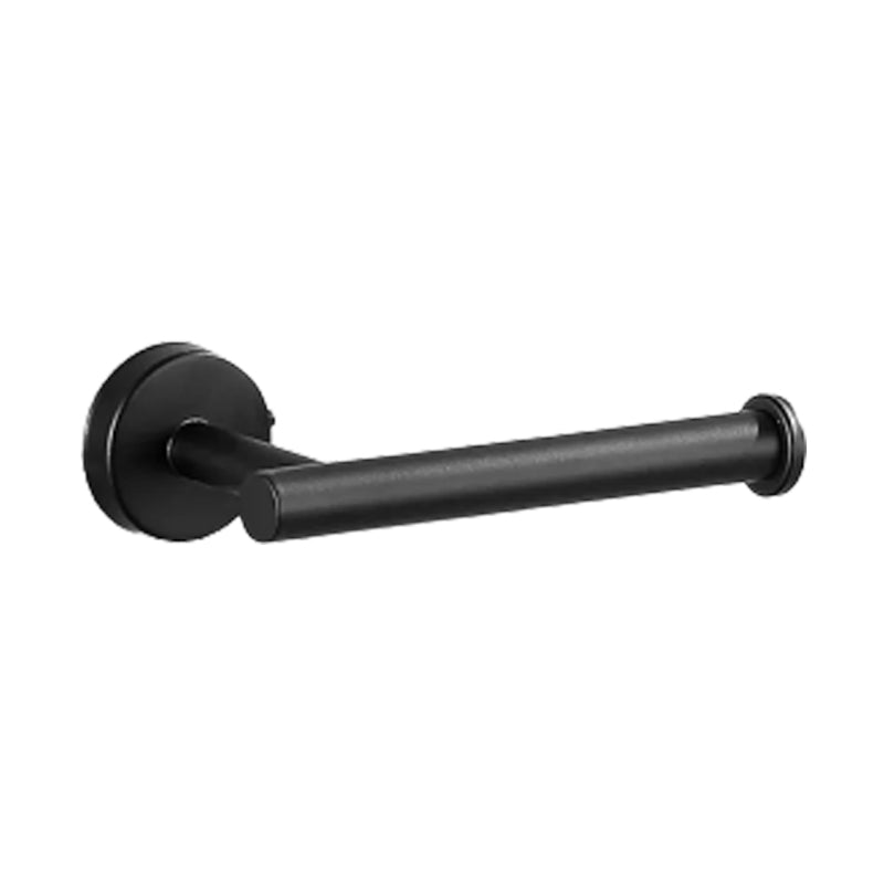 Modernes Badzubehör Set aus gebürstetem Edelstahl verchromt Handtuchstange/Ring & Bademantelhaken