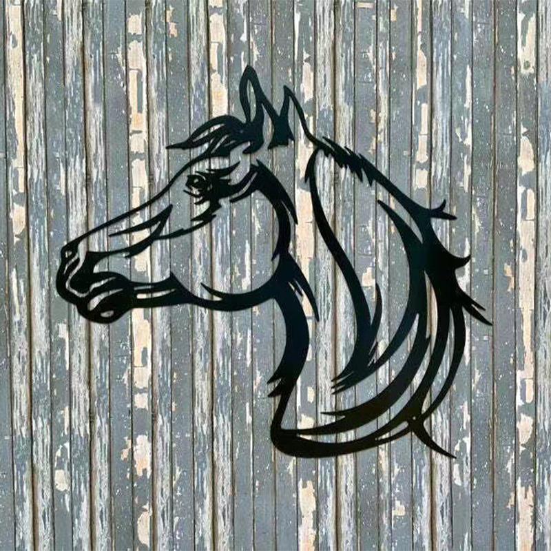 Vivolux | Bauerhof Metall Kunst Außendekoration